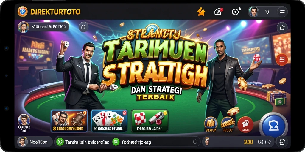Tampilan gameplay menegangkan dari DIREKTURTOTO dalam aksi.