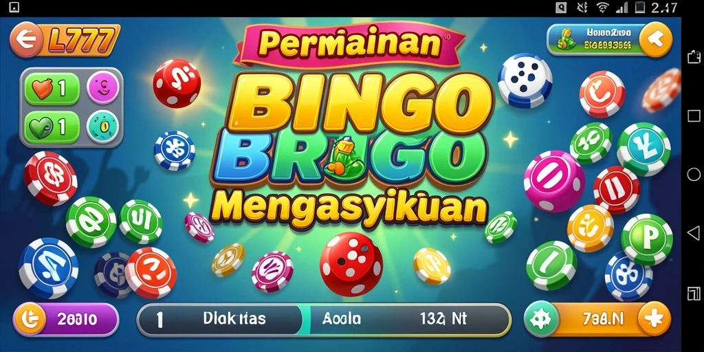 Screenshot dari gameplay menarik L777 yang menunjukkan keseruan Bingo.