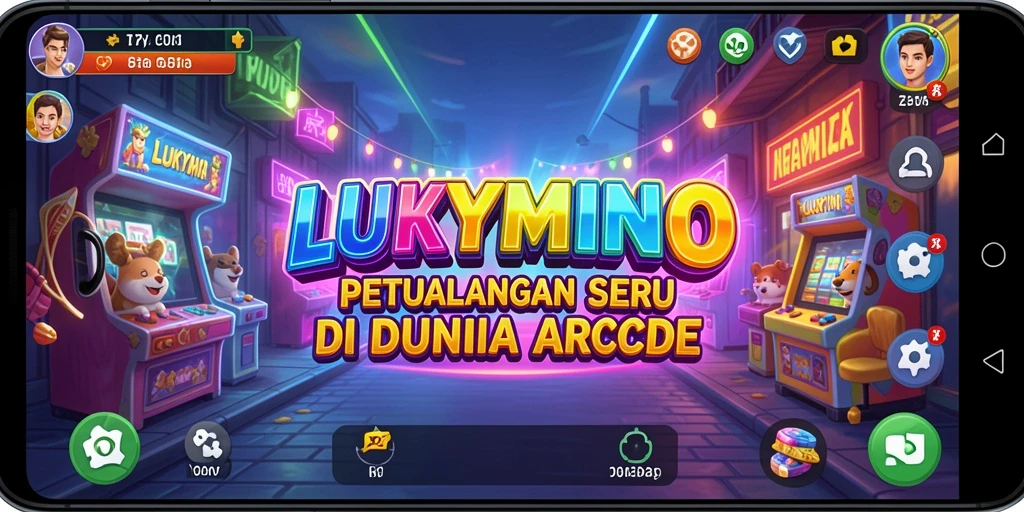 Tampilan gameplay seru LUKYMINO yang penuh tantangan.
