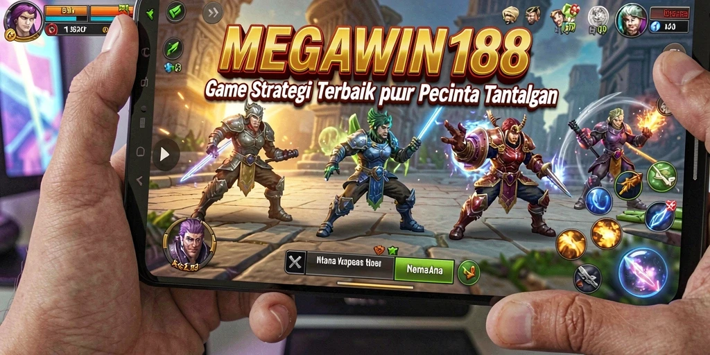 Tampilan gameplay MEGAWIN188 yang menarik dalam strategi menantang.