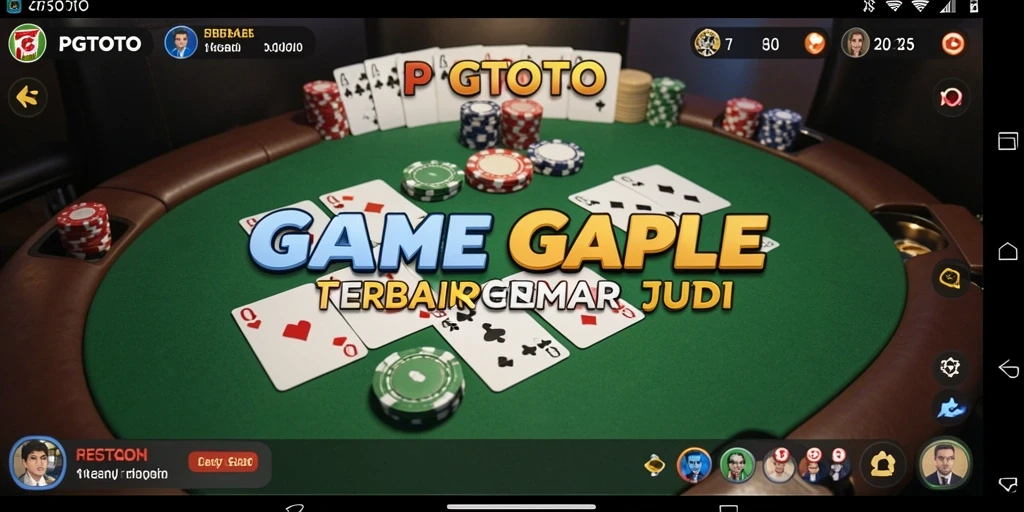 Screenshot gameplay PGTOTO menampilkan aksi seru permainan Gaple.