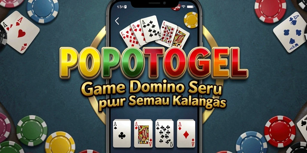 Screenshot gameplay POPOTOGEL menunjukkan keseruan bermain Domino.
