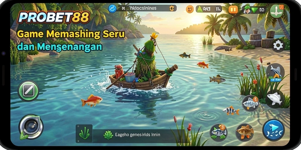 Gameplay seru memancing ikan di PROBET88 yang menarik dan menantang.