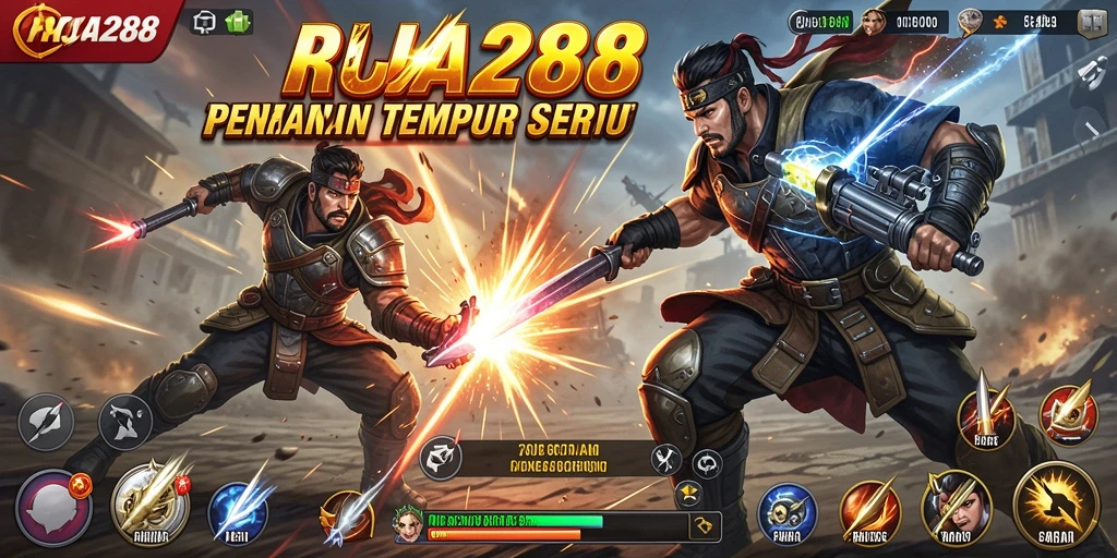 Tampilan gameplay RAJA288 yang mendebarkan dan penuh aksi.