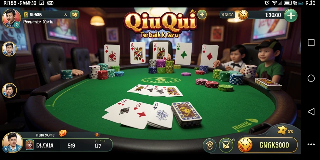 Gameplay menarik QiuQiu di RI188 dengan pemain berinteraksi.