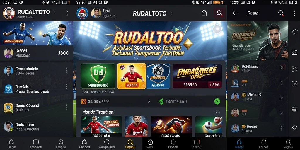 Tampilan utama RUDALTOTO dengan fitur taruhan yang menarik.