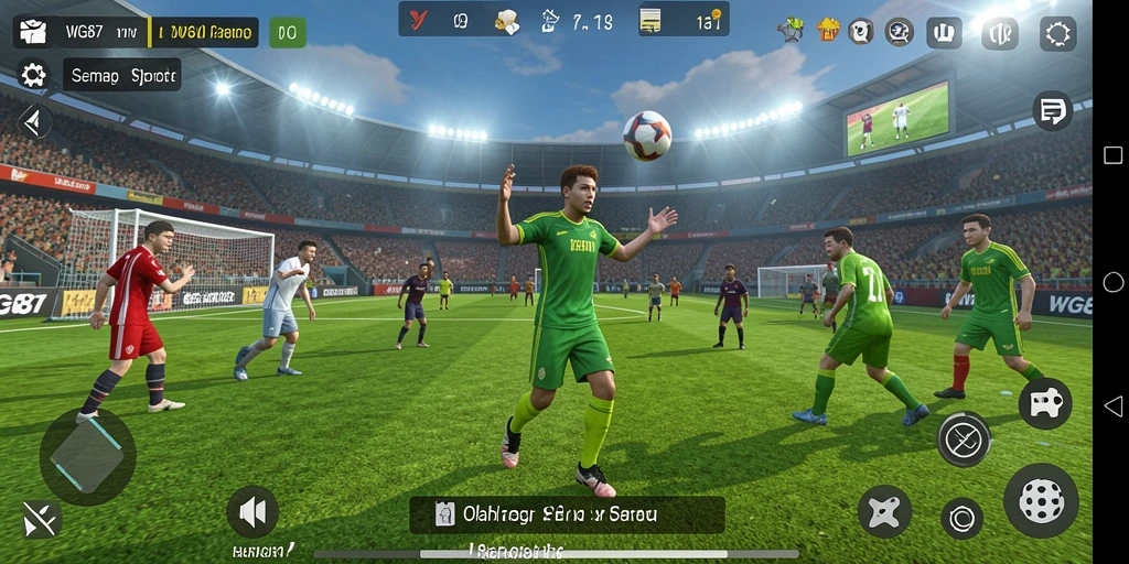Tampilan gameplay seru dan kompetitif dalam WG87.
